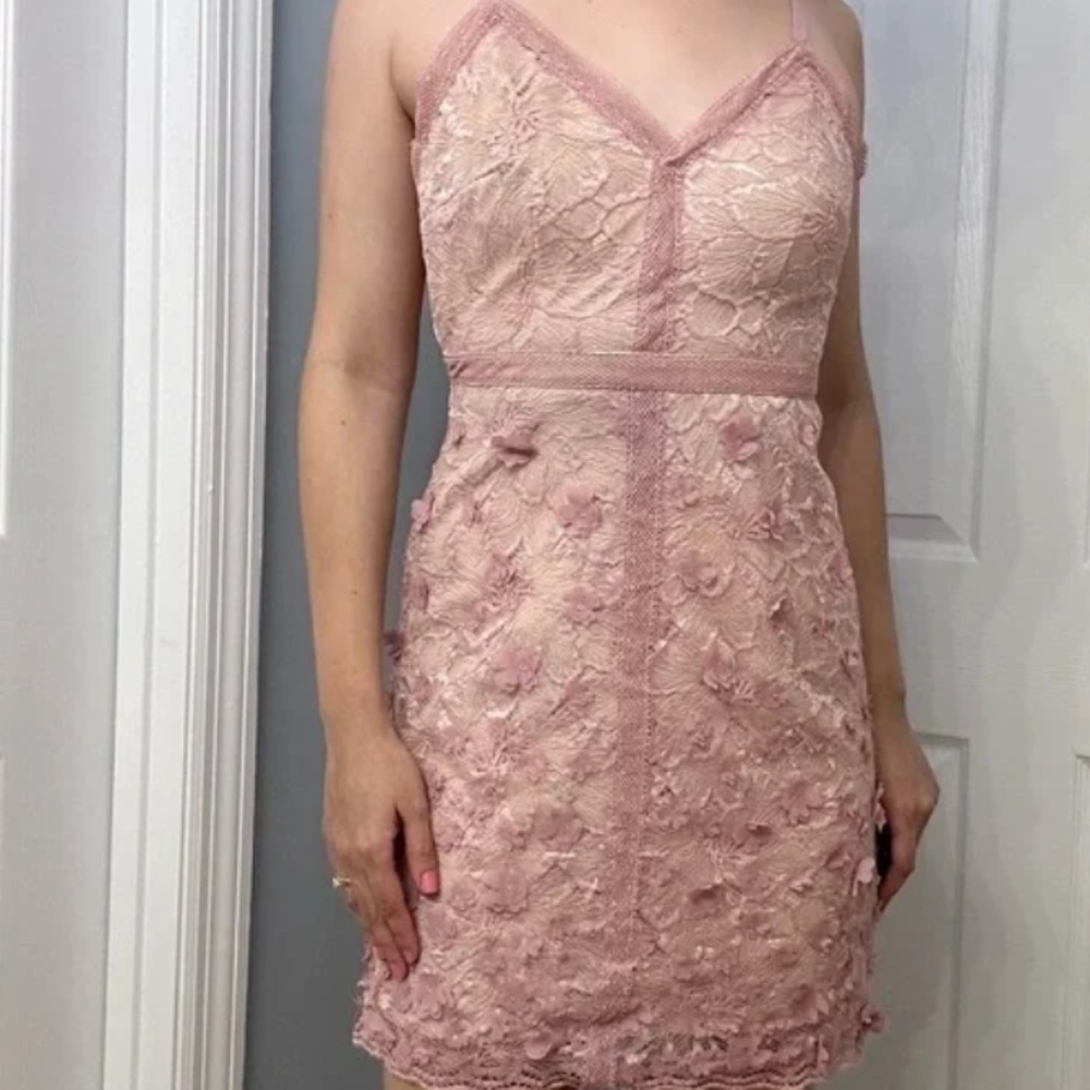 FOXIE DOX PINK FLORAL DRESS